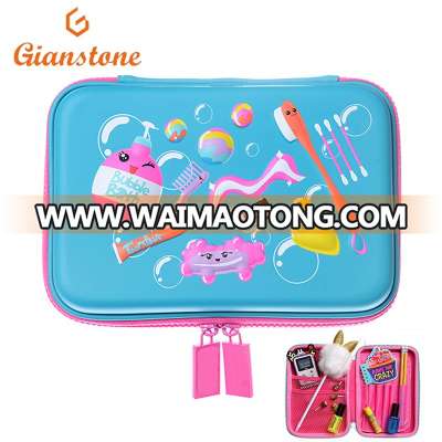 Kids 3D EVA hard zipper pencil case for school