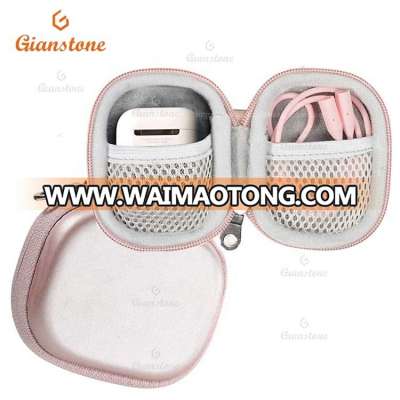 Factory custom made earphone small storage zipper eva hard case